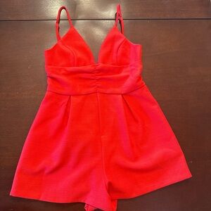 Red  Romper